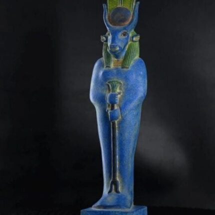 Vintage Hathor Statue, Egyptian Goddess Replica