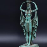 Vintage Hathor Statue: Egyptian Goddess Replica - صورة إضافية 2