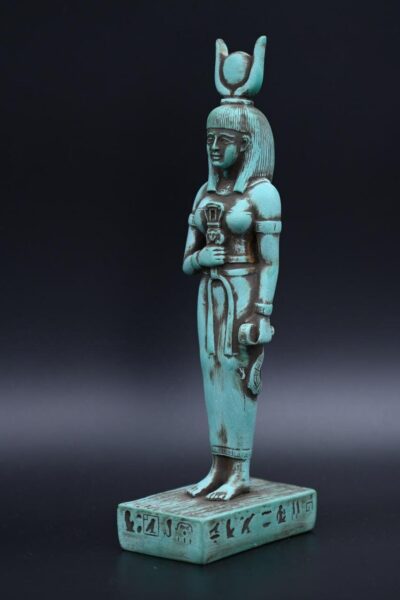 Vintage Hathor Statue: Egyptian Goddess Replica - صورة إضافية 2