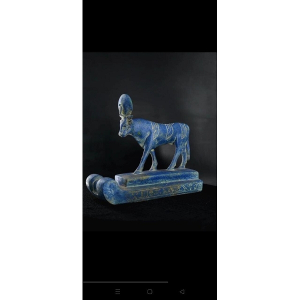 Vintage Hathor Statue: Egyptian Goddess Replica - صورة إضافية 2