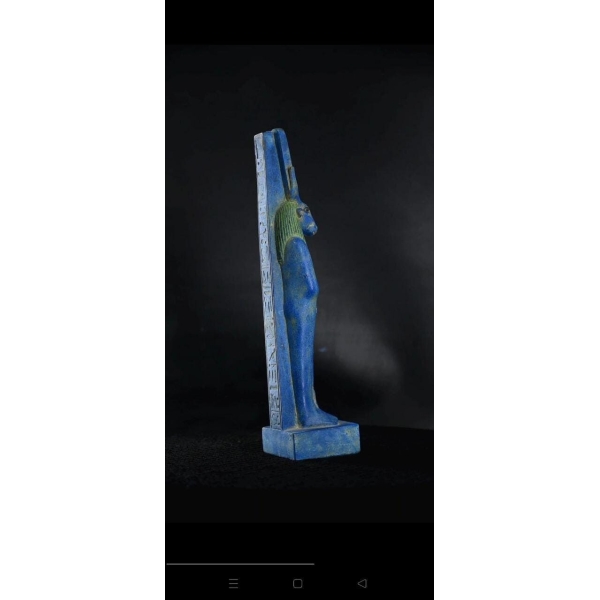 Vintage Hathor Statue, Egyptian Goddess Replica - صورة إضافية 3