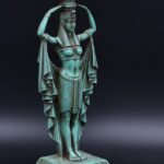 Vintage Hathor Statue: Egyptian Goddess Replica - صورة إضافية 4