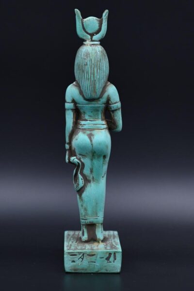Vintage Hathor Statue: Egyptian Goddess Replica - صورة إضافية 4