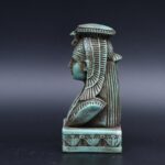 Vintage Hathor Statue: Egyptian Goddess Replica, Stone Idol - صورة إضافية 5