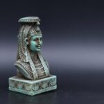 Vintage Hathor Statue: Egyptian Goddess Replica, Stone Idol - صورة إضافية 6