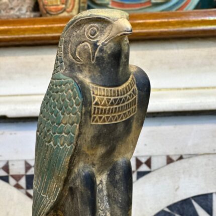 Vintage Horus-Egyptian god of Protection-peace-ancient Egyptian gods-deity-mythology-sculpture antiques-Raplica-ancient Egyptian mythology