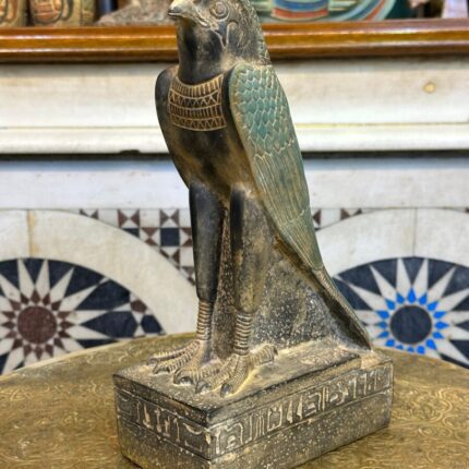 Vintage Horus-Egyptian god of Protection-peace-ancient Egyptian gods-deity-mythology-sculpture antiques-Raplica-ancient Egyptian mythology