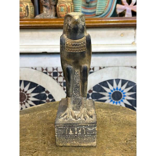 Vintage Horus-Egyptian god of Protection-peace-ancient Egyptian gods-deity-mythology-sculpture antiques-Raplica-ancient Egyptian mythology