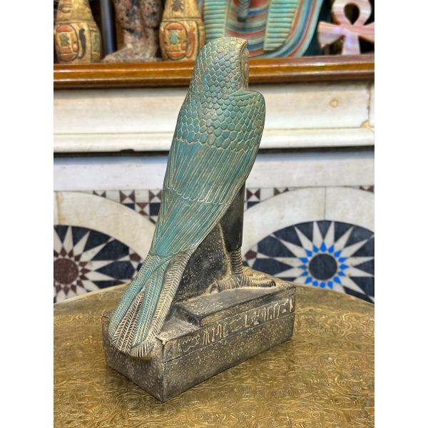 Vintage Horus-Egyptian god of Protection-peace-ancient Egyptian gods-deity-mythology-sculpture antiques-Raplica-ancient Egyptian mythology