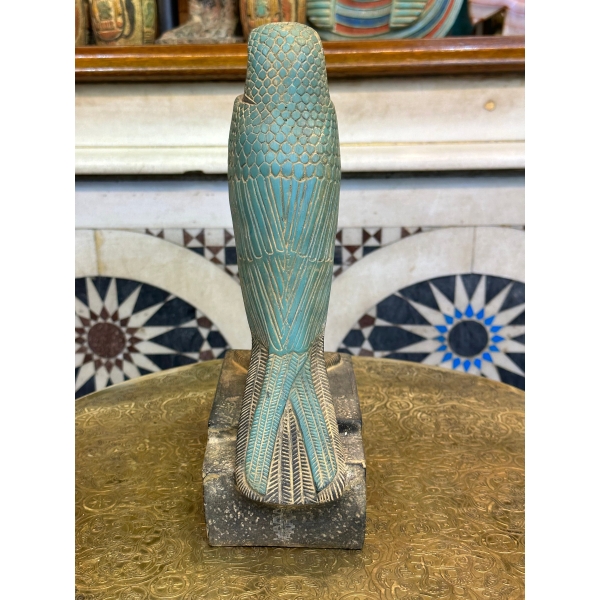 Vintage Horus-Egyptian god of Protection-peace-ancient Egyptian gods-deity-mythology-sculpture antiques-Raplica-ancient Egyptian mythology