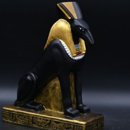 Vintage Seth Statue: Ancient Egyptian God Sculpture