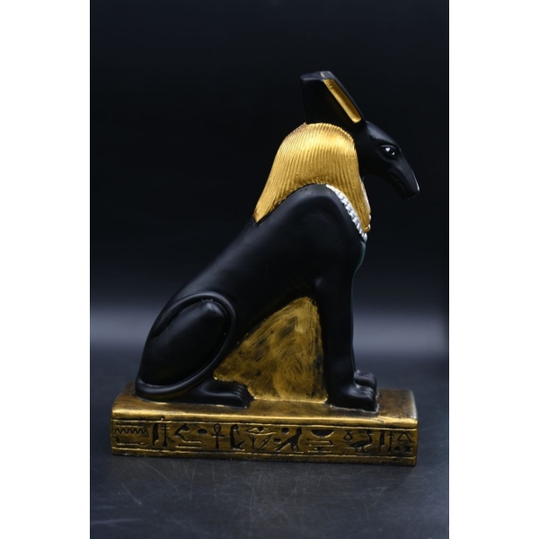 Vintage Seth Statue: Ancient Egyptian God Sculpture - صورة إضافية 6