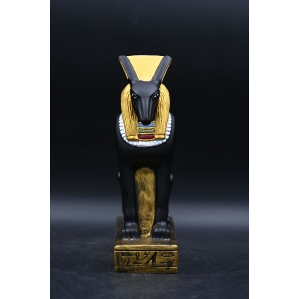 Vintage Seth Statue: Ancient Egyptian God Sculpture - صورة إضافية 7