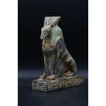Vintage Seth Statue: Granite Egyptian God Sculpture
