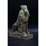 Vintage Seth Statue: Granite Egyptian God Sculpture