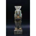 Vintage Seth Statue: Granite Egyptian God Sculpture