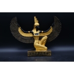 Winged Isis Statue, Egyptian Goddess of Love, Handcrafted Sculpture