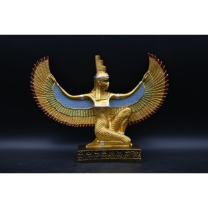 Winged Isis Statue, Egyptian Goddess of Love, Sculpture