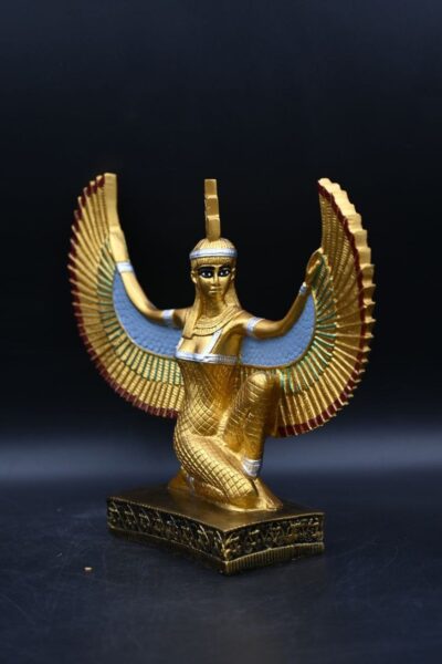 Winged Isis Statue, Egyptian Goddess of Love, Sculpture - صورة إضافية 2