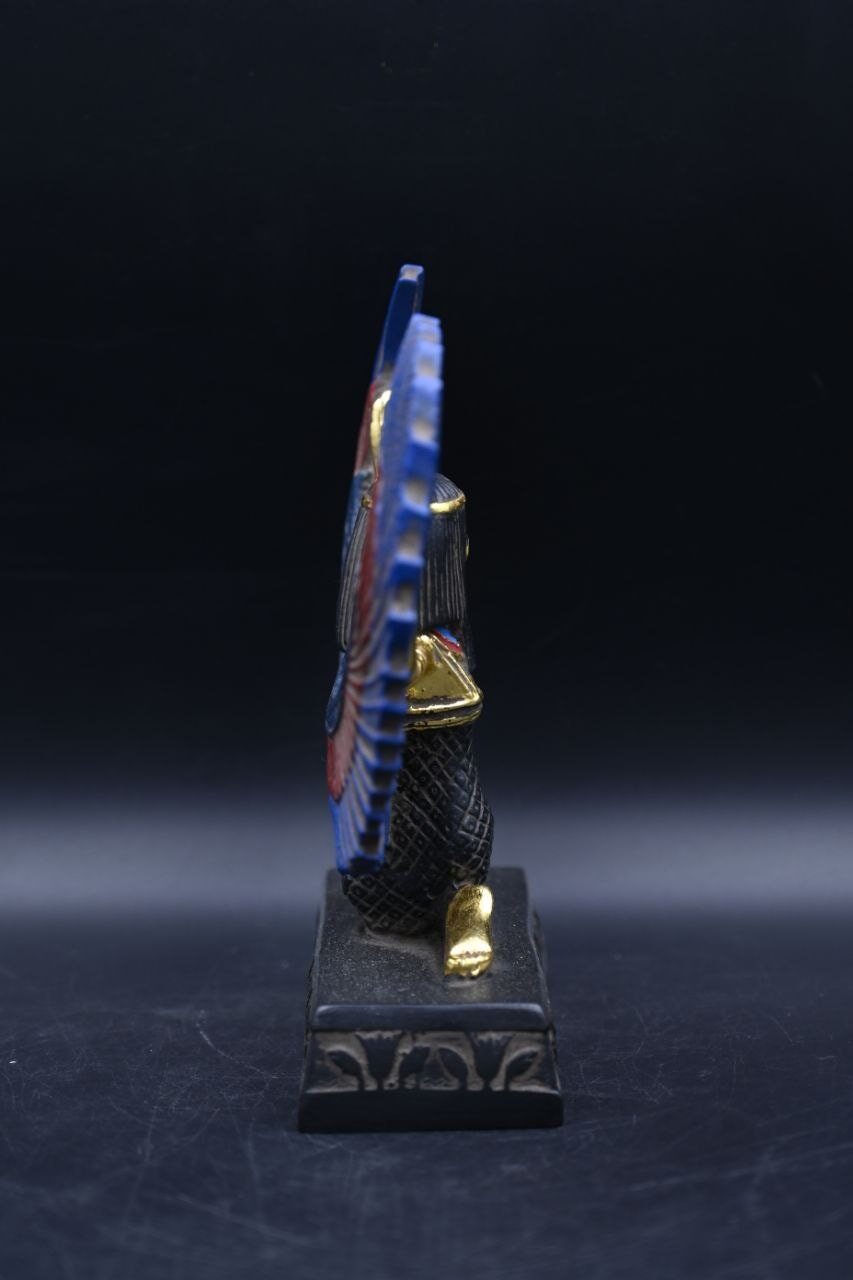 Winged Isis Statue, Egyptian Goddess of Love, Sculpture