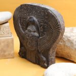 Winged Scarab Stone Carving, Egyptian Protection Symbol - صورة إضافية 4