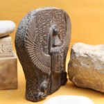 Winged Scarab Stone Carving, Egyptian Protection Symbol - صورة إضافية 5