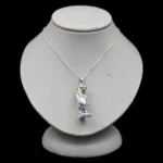 Lapis Lazuli Taweret Amulet, Handmade Silver Egyptian Goddess