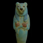 Handmade Copper Sekhmet Statue: Egyptian Goddess of War Sculpture