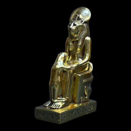 Solid Stone Sekhmet Bust, Ancient Egyptian Lion Goddess Sculpture