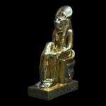 Solid Stone Sekhmet Bust, Ancient Egyptian Lion Goddess Sculpture - Image 5
