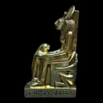 Solid Stone Sekhmet Bust, Ancient Egyptian Lion Goddess Sculpture - Image 6