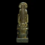Solid Stone Sekhmet Bust, Ancient Egyptian Lion Goddess Sculpture - Image 7
