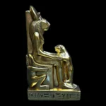 Solid Stone Sekhmet Bust, Ancient Egyptian Lion Goddess Sculpture - Image 8