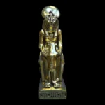 Solid Stone Sekhmet Bust, Ancient Egyptian Lion Goddess Sculpture - Image 11