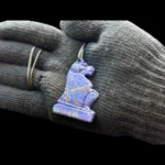 Thoth Egyptian amulet-pendant - lapis lazuli stone-Handcrafted - Egyptian Gods - jewelry unique archaeological mythology - religion