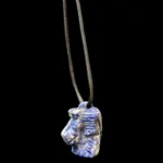 Thoth Egyptian amulet-pendant - lapis lazuli stone-Handcrafted - Egyptian goddess - jewelry unique archaeological mythology - religion